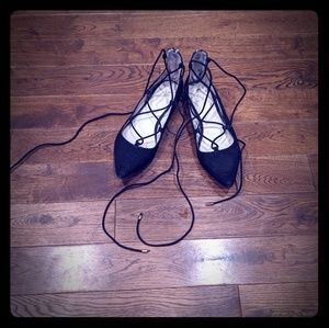 Calvin Klein Harlin lace up flats